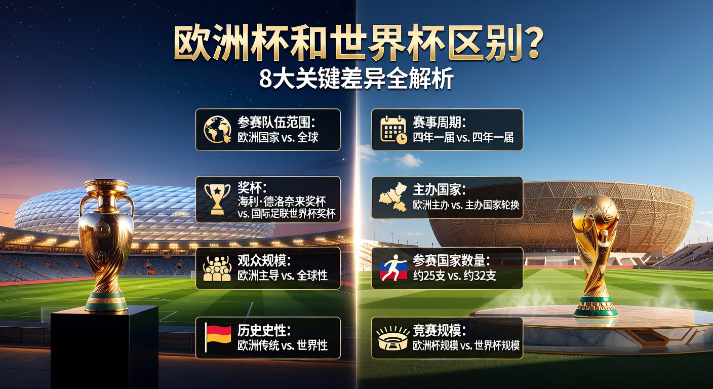 欧洲杯和世界杯区别？8大关键差异全解析