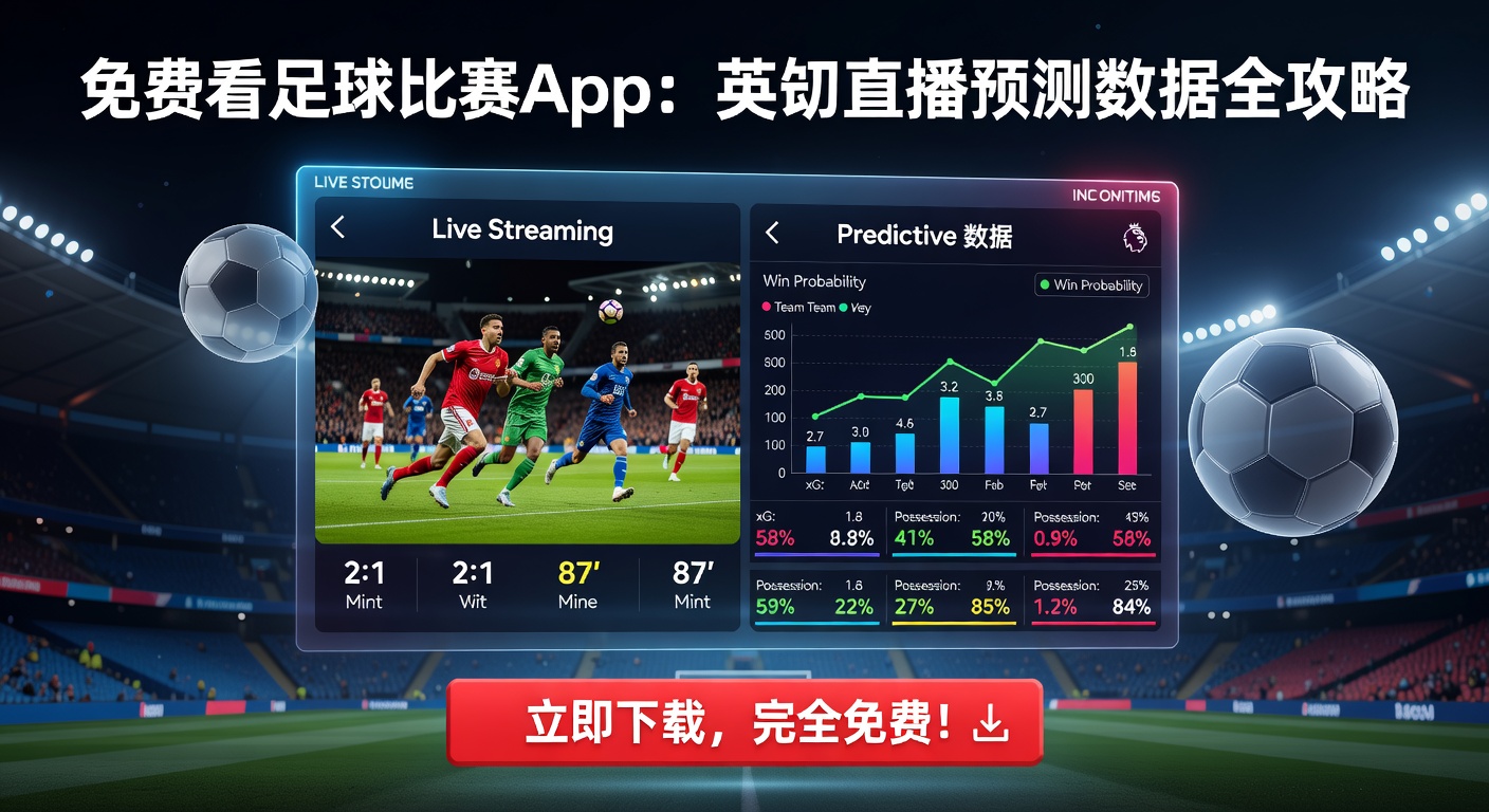 免费看足球比赛App：英超直播+预测全攻略