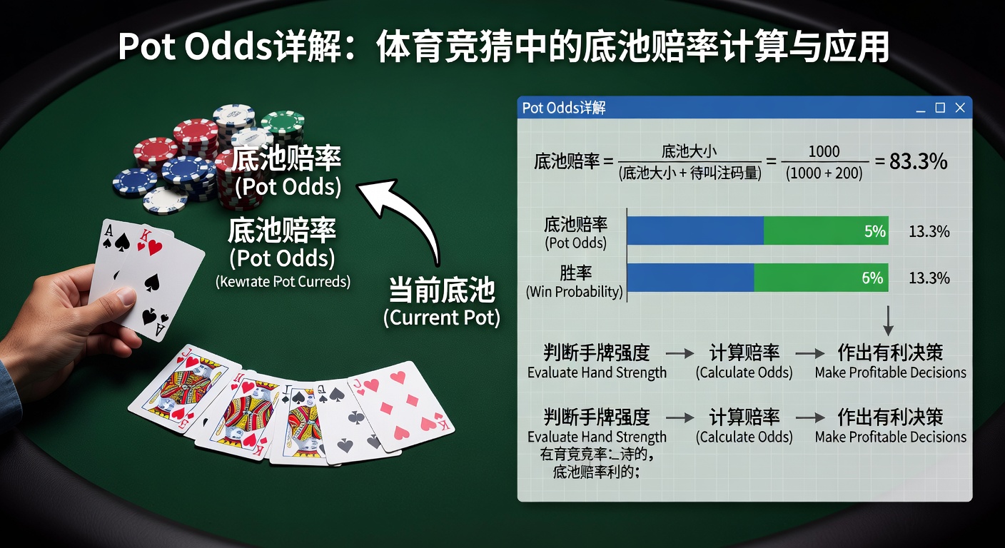 Pot Odds详解：体育竞猜底池赔率计算指南