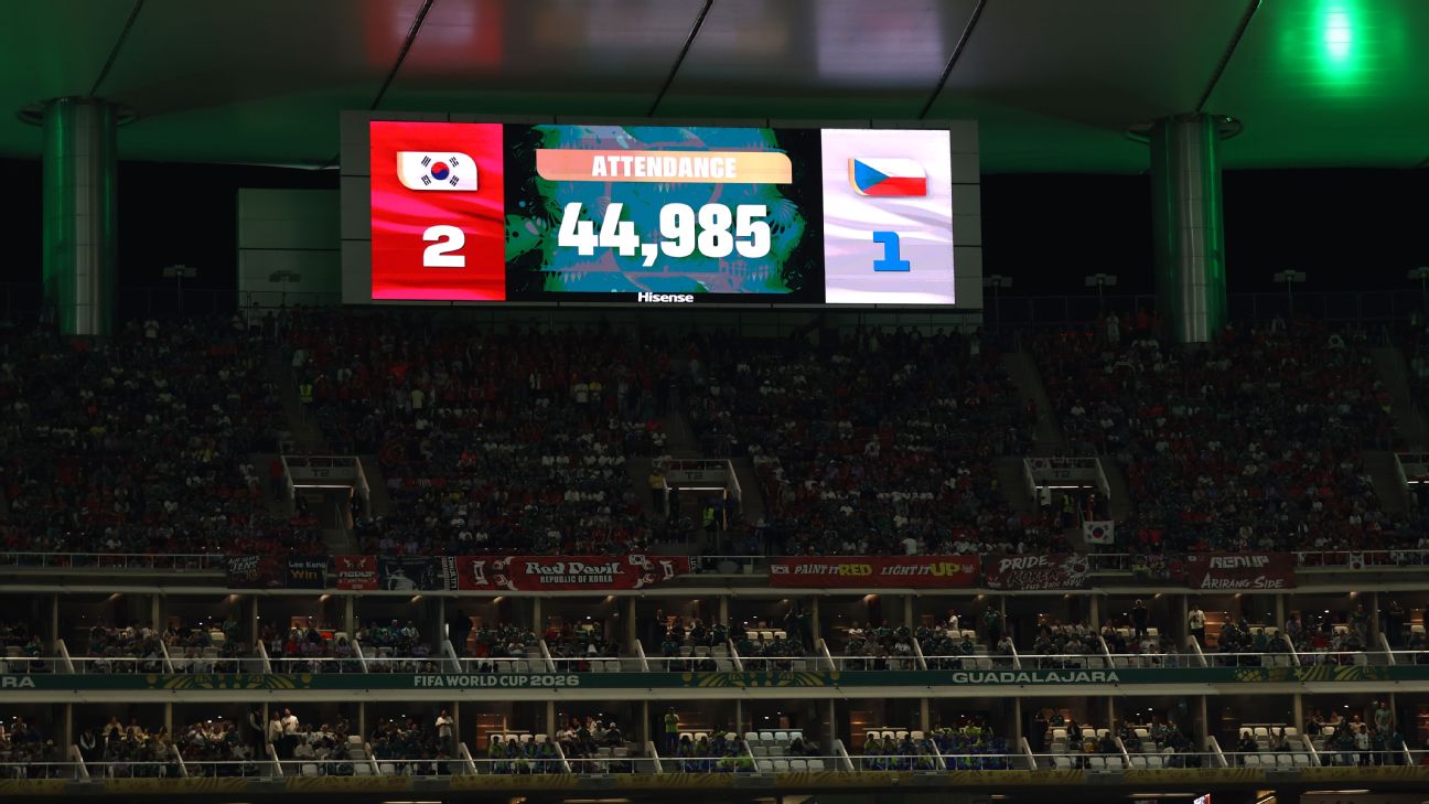 韩国对捷克世界杯比赛上座率争议：FIFA 为官方数据辩护